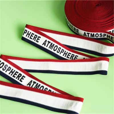 China Factory production viable custom sublimation polyester sling reflective letter printed strap webbing for sale