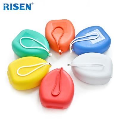 China Plastic Customize Color Logo One Valve CPR Mask With Hard Case for sale