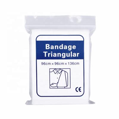 China First Aid Nonwoven Triangular Bandage Triangle Towel Nonwoven Triangular Bandage for sale