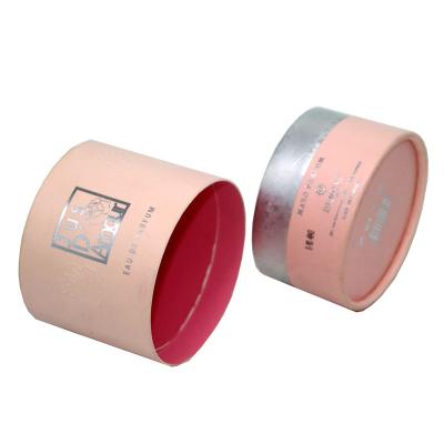 China Recyclable Custom Jewelry Tea Flower Lip Chandelier Candle Perfume Wine Pink Cosmetic Cylinder Paper Carton Round Tube Packaging Box for sale