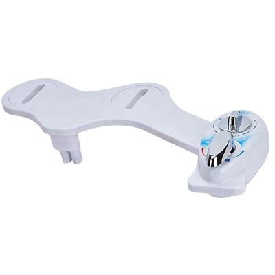 China Left hand style bidet Fresh Cold And Warm Water Self Cleaning Dual Nozzle Left Hand Non Electric Toilet Seat Bidet Attachment for sale