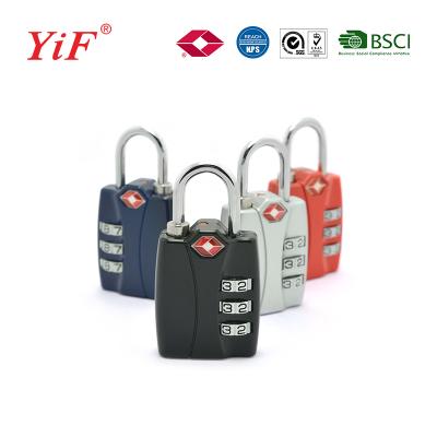 China YiFeng Zinc Alloy New Design Red Indicator Function Travel Luggage TSA Lock TSA12022 for sale