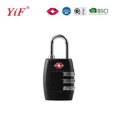 China Yifeng 3-Dial TSA Combination Plastic TSA335 Plastic Padlock for sale