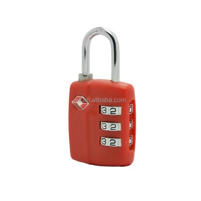 China Airport YiF 3-Dial TSA Combination Luggage Bag Combination Padlock for Suitcases and Baggage for sale