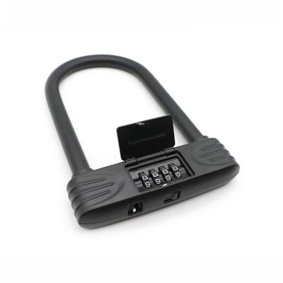 China Eco-friendly Key Anti-theft Lock Bicycle Mountain Road Security Bike Safe U-Shaped Lock for sale