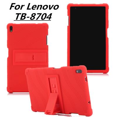 China Kid Safe For Lenovo Tab 4 8 Plus TB-8704F/N Stand Shell Bracket Anti-Fal Soft Cover Kids Silicone Shockproof Case 8704 for sale