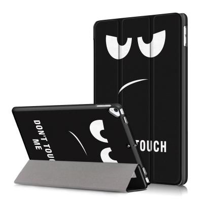 China Light Weight For iPad Case 2019 10.2 Inch Tablet Folio Stand Cover Sleep Triple Auto Wake Ultra Thin Shell Case For Apple iPad 7 10.2