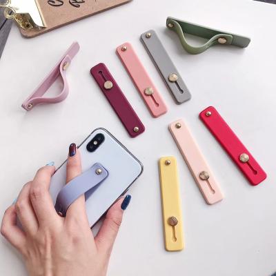 China Phone Ring Stand Holder for Samsung Huawei Xiaomi Redmi Silicon Ring Stand Holder Bracket For iPhone Finger Grip Universal Phone Smart Phone Tablet for sale