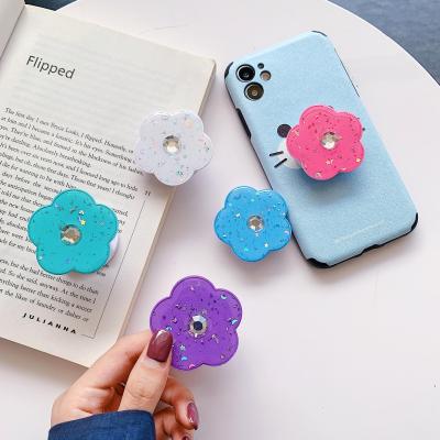 China Phone Ring Stand Holder For Samsung Huawei Xiaomi Redmi Flower Finger Ring Universal Phone Grip Phone Ring Stand Holder Smart Phone Tablet for sale