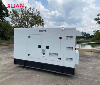 China 100kw 100kw Generator Diesel Generator Set Price 125kva Super Silent Silent Soundproof Generation Tashkent Uzbekistan CDC100KVA/80KW for sale