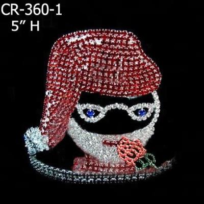 China Elegant Fashionable Santa Claus Christmas Crown Tiara For Girl for sale