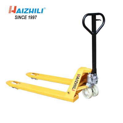 China Wholesale Hotels HaizhiLi High Lift Manual Pallet Jack Hand Pallet Truck for sale