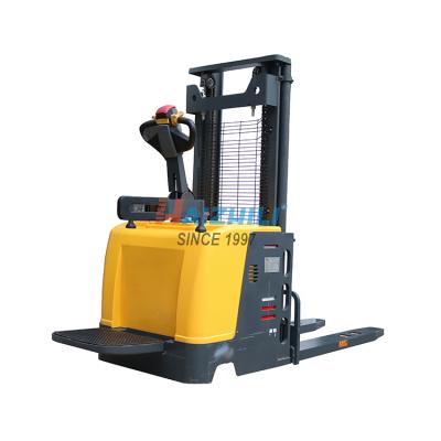 China Hotels HaizhiLi Material Handling Equipment Walkie Stacker Full Electric Lift for sale