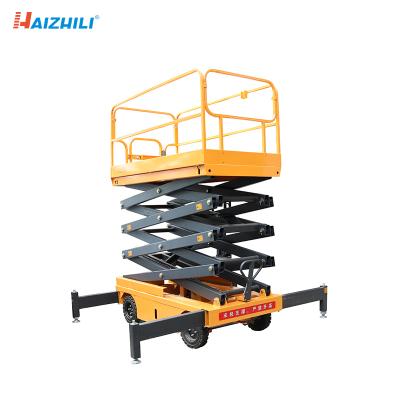 China HaizhiLi Convenience Safety Operation China High Quality Easy Hydraulic Platform Material Handling Equipment Mobile Scissor Lift Platform for sale