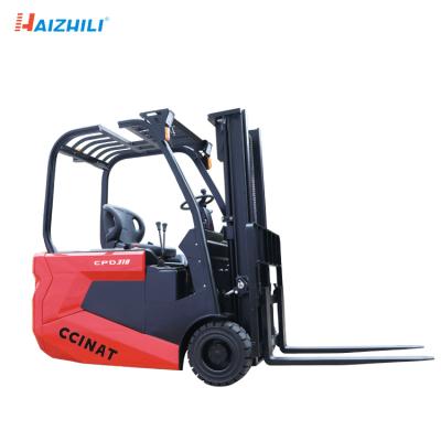 China Hotels HaizhiLi Material Handling Equipment Seated Battery 0.7 Ton Mini Electric Forklift for sale