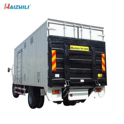 China Steel 2 Ton Hydraulic Cantilever Aluminum Column Tail Forklift Loading Tail Liftboard for sale