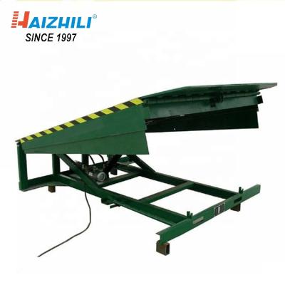 China Hotels HaizhiLi Fixed Stable Material Handling Equipment Car Loading Ramp for sale