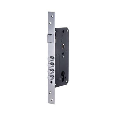 China Steel Cerraduras Para Puertas 55mm Counterflow Mortise Sash Lock Din Mortise Lock For Wood Steel Door for sale