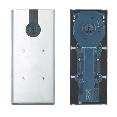 China German Type Double Tempered Glass Door Floor Spring Control Hardware Door Cylinder KE65 for sale