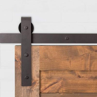 China Wholesale System Carbon Steel Black Farmhouse Factory Supply CRITERIA Sliding Bypass Kit Barn Door Hardware for sale