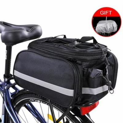 China Custom Outdoor Waterproof Bike Rack Mountain Bicycle Travel Road Bike Pannier Recycling Bag for sale