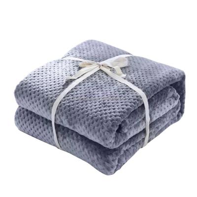 China Wholesale Flame Retardant 100%Polyester Printed Fleece Baby Flannel Mink Blanket for sale