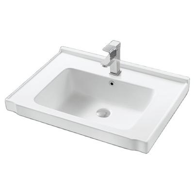 China New Design Easy Clean Sanitary Ware Popular Vitreous China Easy Clean Cabinet Hand Sink for sale