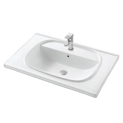 China Easy Clean Bathroom Furniture Rectangle Sanitary Ware Circular Ceramic Vessel Longevity Basin Bowl for sale