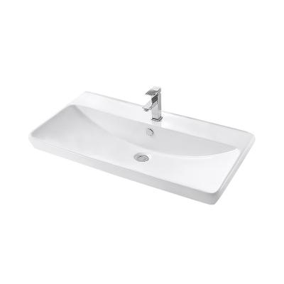 China Easy Clean Selling White And Easy-to-Clean Household Ceramic Sinks for sale