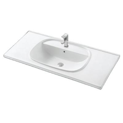 China Easy Clean Different Size Low Price Modern Design Modern Design Cabinet Basin / Ceramic Bathroom Sink for sale