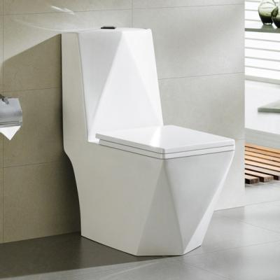 China Modern And Minimalist Double-flow Sanitary Ware All-in-one White Geometric Patterns Toiletries Style Adult Toilet for sale