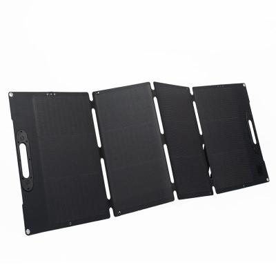 China Flexible Portable Environmental Protection Portable China Supplier High Power 100W Waterproof Foldable Solar Panel For Outdoor Charger for sale