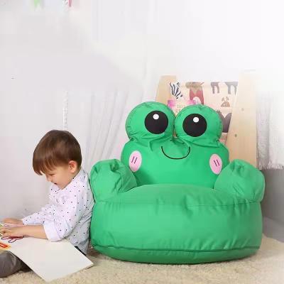 China High Quality Comfortable Soft Animal Lounger Frog Shape Child Bean Bag Chair (Other) Adjustable New Design for sale