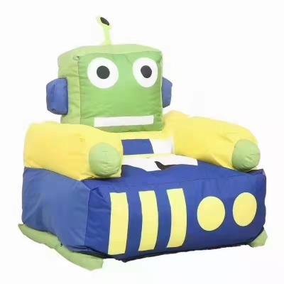 China (Other) Unique Cute Baby High Quality Modern Adjustable Bean Bag Chair Luxury Indoor Living Room Furniture Robot Shape for sale