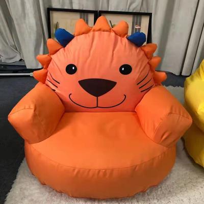 China (Others) New Arrivals Adjustable Toy Baby Sofa Lazy Seat Animal Snitch Lion Shape Luxury Cartoons Bean Bag Chair Children for sale