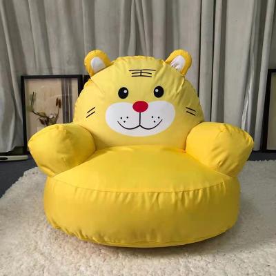 China New Design Cartoon Yellow Cute Yellow Bean Bag Chair Indoor Kids (Others) New Design Adjustable Soft Comfortable Modern Living Room Furniture for sale