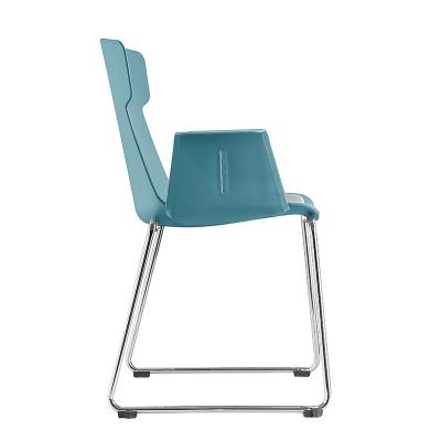 China Hot Selling High Quality Steel Material Soft Plastic Soft Frame PP Cushion Modern Luxury Hotel Chair With Arms for sale