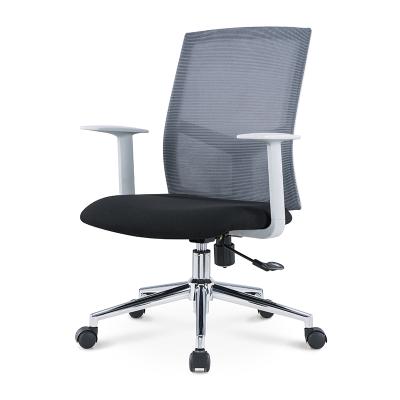 China High Quality Ergonomic Mesh Computer Task Swivel Office Chair Back (Adjustable Mid Height) Black for sale