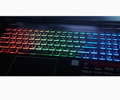 China Colorful Russian Plug and Play Backlit RGB Keyboard For MSI GF62VR GF72VR GT62 GT62VR 6RE 7RE WS72 6QI 6QJ WT72 WT72 2OK 2OL 6QN GS62 GS63 8RE for sale