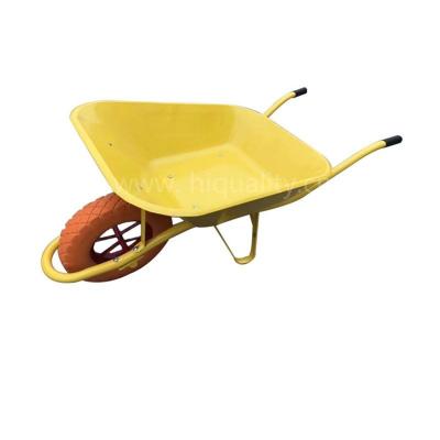 China WB6400 Wheelbarrow Green Color 65L Multi Purpose Tray for sale