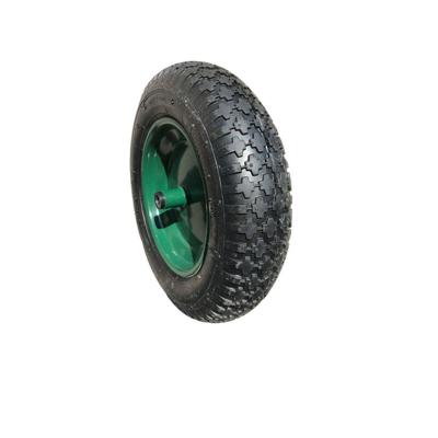 China Factory wholesale cheap rubber tire wheel small wheelbarrow pneumatic wheel 3.50-8 on sale for sale