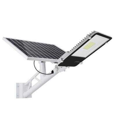 China Hot sale outdoor waterproof ip65 remote control 10w 20w 30w 50w 100w 150w 200w 300w ROAD led solar street light for sale