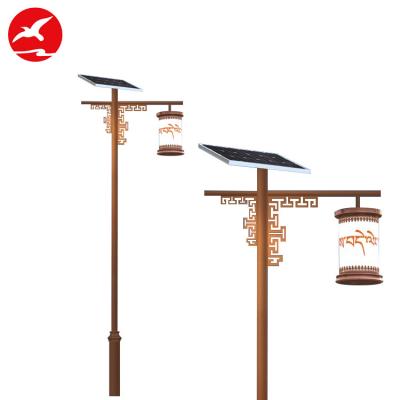 China Theme Park Solar Post Light 20W Garden Lawn Light Outdoor Led Landscape Light for sale