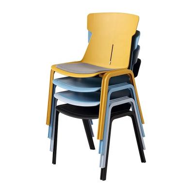 China Modern Hot Selling School Room Interlock Stackable Conference Training Plastic Chair for sale