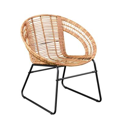 China New Modern Style Set of 2 Contemporary Natural Arti Rattan Bistro Set by SEI Furniture for sale