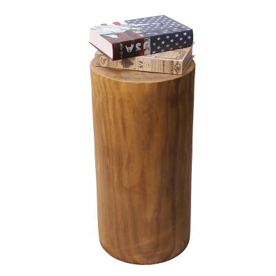 China Convertible Large Size Bar Stool Living Room Wholesale Natural Wood Furniture Indoor And Outdoor Wooden Stool for sale