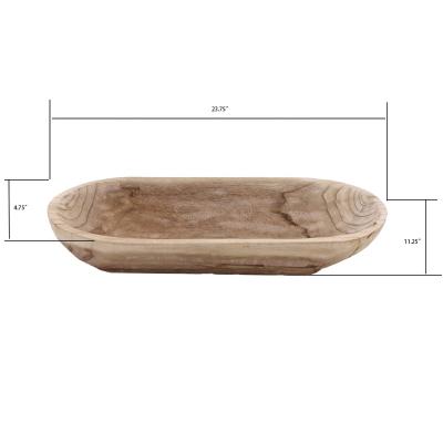 China Hot Selling Europe Style Rustic Wooden Tray Pattern Good Price for sale