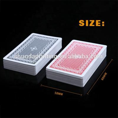 China Custom High Quality Plastic Playing Cards 100% Gift Poker Cards for sale