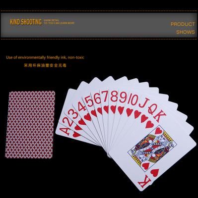 China Custom Plastic Playing Cards Games Plastic Waterproof Poker Cards for sale