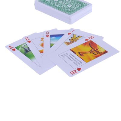 China Promotional Plastic Poker Logo Printed Waterproof Customized Printing Card Bundle Plastic Playing Cards for sale